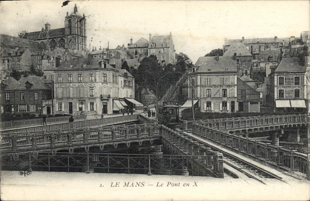 Le Mans — O Ponte em X — Editor B.D.P. n°2 - Frente