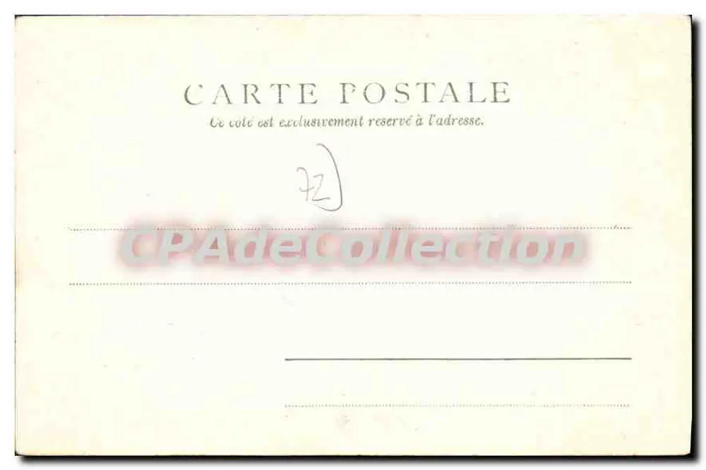 Altes Mühle von Ponlièue — Le Mans — Verlag Le Mans, Nr. 1394 - Rückseite
