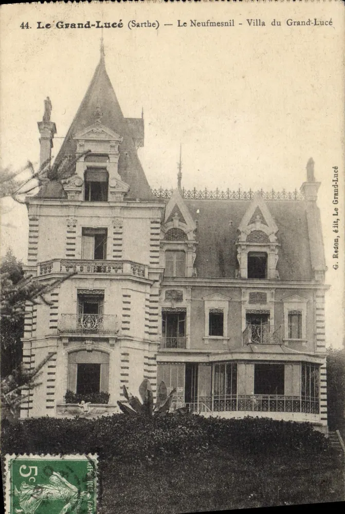 Le Grand-Lucé (Sarthe) — Le Neufmesnil - Villa du Grand-Lucé — G. Redon, Verlag - Vorderseite