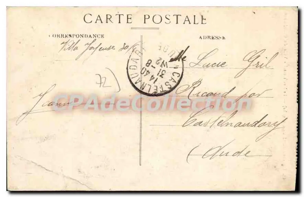 Le Grand-Lucé (Sarthe) — Le Neufmesnil - Villa du Grand-Lucé — G. Redon, Verlag - Rückseite