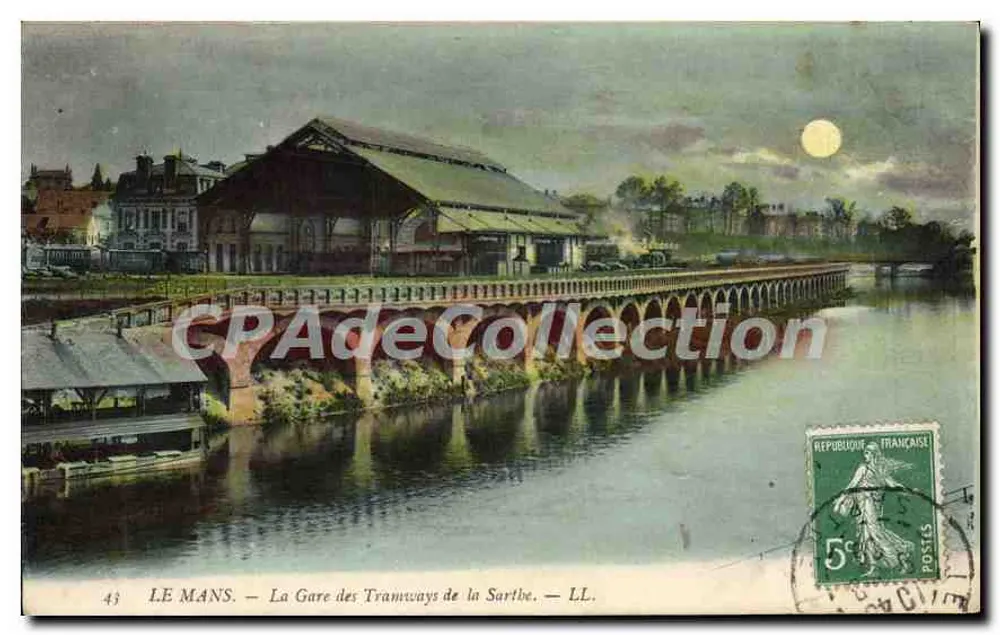 Le Mans — Die Tramway-Station der Sarthe — LL. - Vorderseite