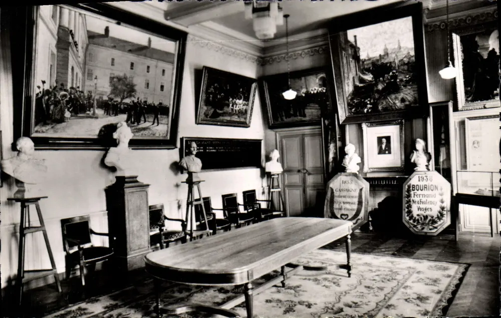 Prytanée Militar - La Flèche - Sala de Honra — Editor J. David & E. Vallois, Paris - Frente