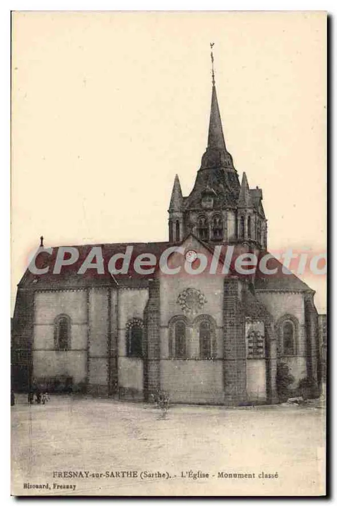 Fresnay-sur-Sarthe — Die Kirche - Klassifiziertes Denkmal — Bizonard, Fresnay - Vorderseite
