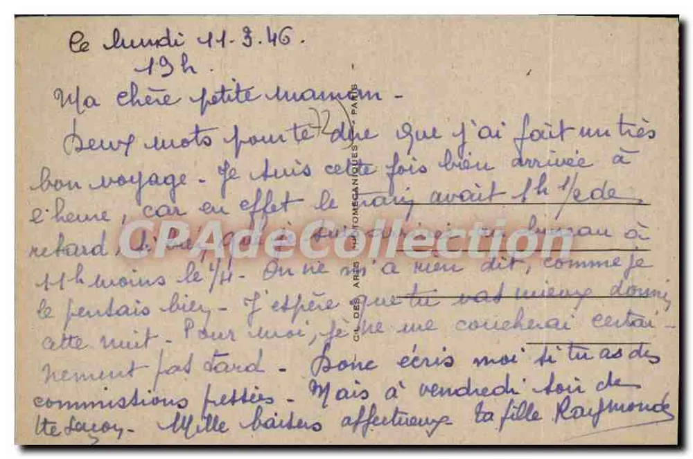 Le Mans — Place de la République — Banque de l'Ouest e Société Générale - Verso