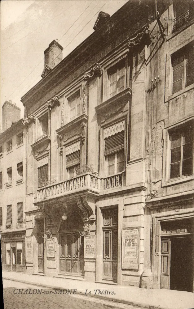 Chalon-sur-Saône - O Teatro — editor desconhecido, número de série não visível - Frente