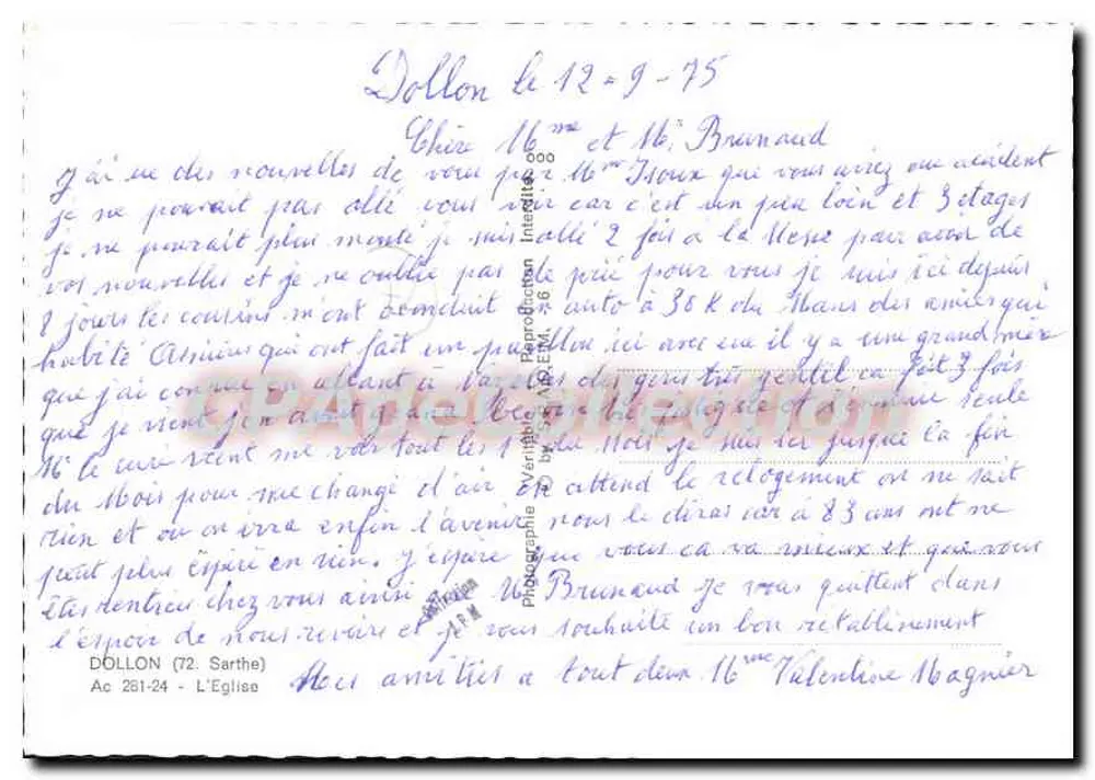 डॉलॉन - चर्च - प्रकाशक एसी 281-24 - पीछे