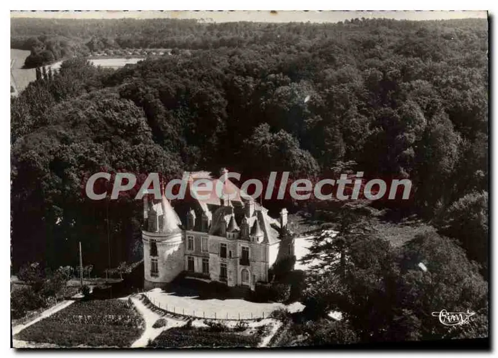 Schloss Mangé — Umgebung von LAVERNAT (Sarthe) — Aérienne Editions COMELER - Vorderseite