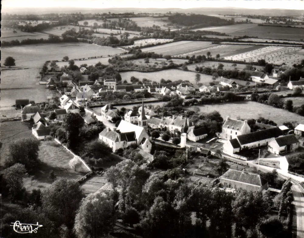 Grandchamp (Sarthe) — Luftbild der Sarthe — Éditions Aériennes Communes - Vorderseite