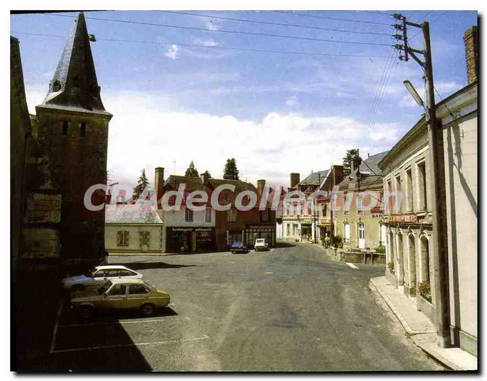 Chahaignes (Sarthe) — Die Place und die Kirche — Éditions & Impressions Combier - Vorderseite