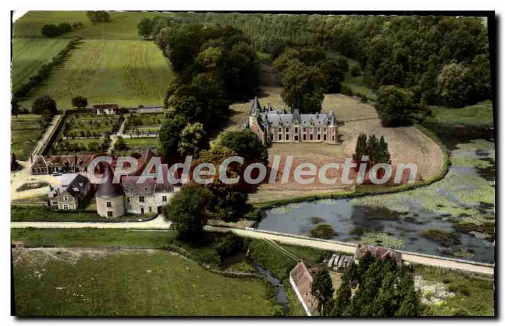 Château de Tuffé — Luftbild — Imprimeur Imprimeur Magon (72-6-1) - Vorderseite