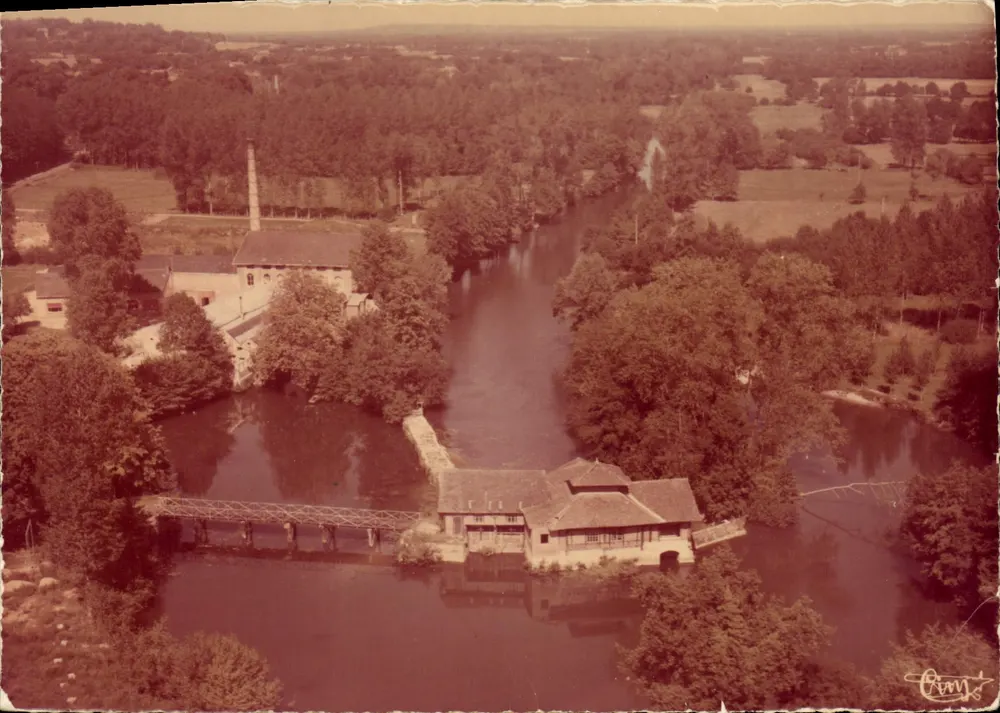 Yvry-l'Évêque (Sarthe) — Das Mühle am Huisne — Imp. Combiér - Vorderseite