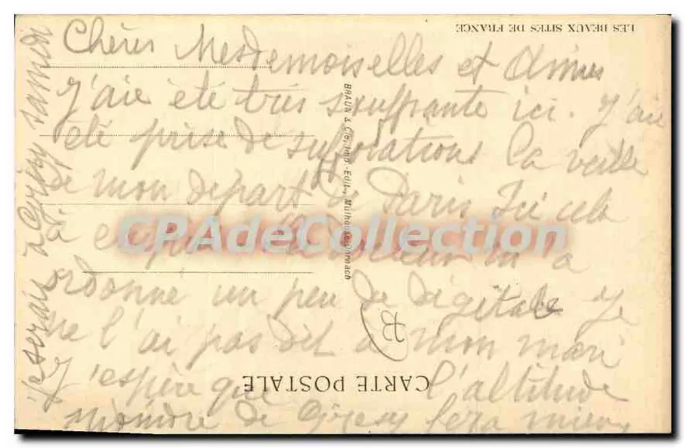 Kapelle der Brieux und der Petit Mont-Blanc — Pralognan — Verlag BRALUN & Cie, Nr. 14445 - Rückseite