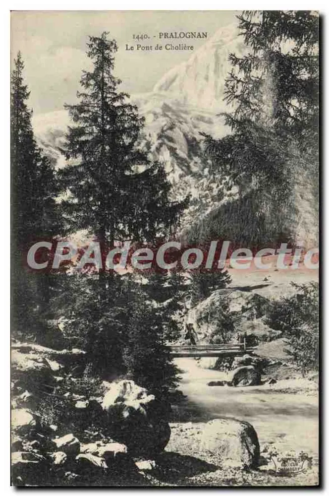 Most Cholière — Pralognan — Wydawca: C. G. B. Chamonix - Awers