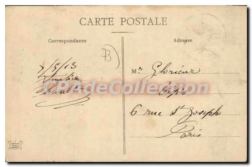 Brides-les-Bains und die Gletscher der Vanoise — CPAdeCollection - Rückseite
