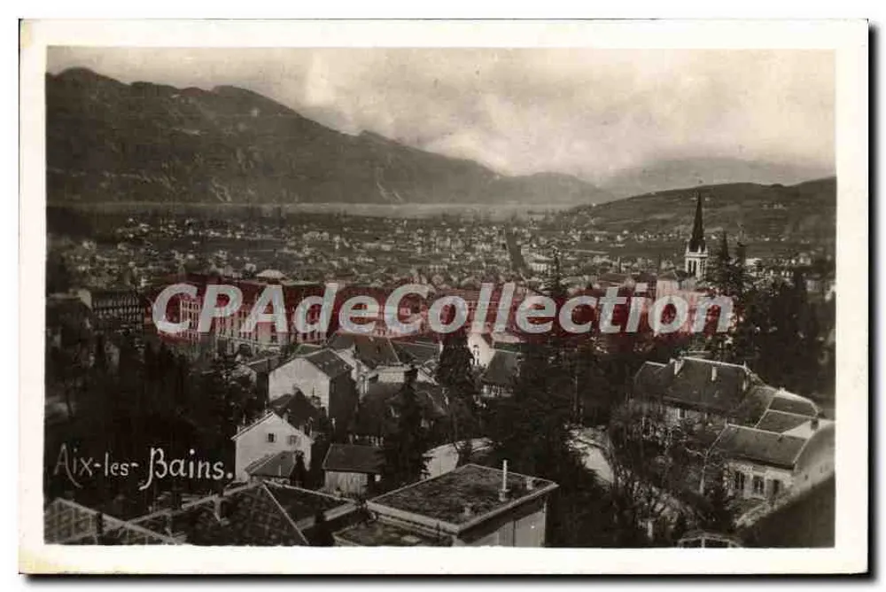 Aix-les-Bains — vista panorâmica — editor L. Bimbot, Montpellier - Frente