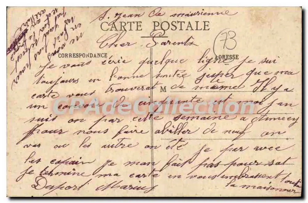 Zwei Manurienne — Kleidung der Arves — Sammlung L. Grimal, Chambéry - Rückseite