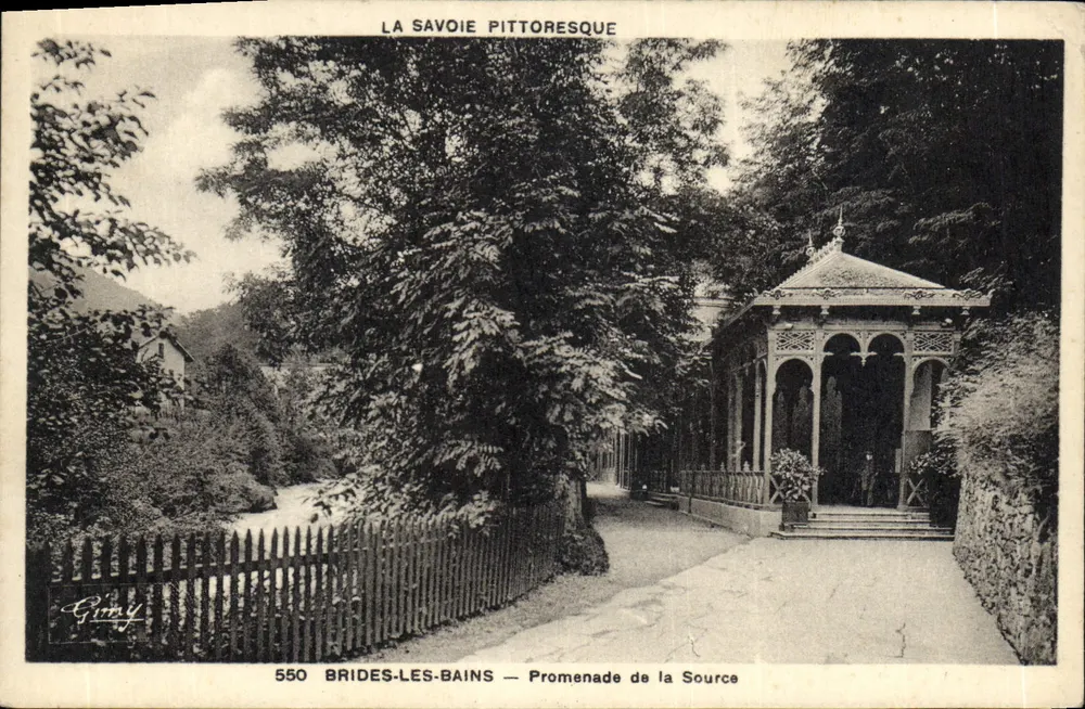 Brides-les-Bains — Promenade de la Source — Giry - Vorderseite
