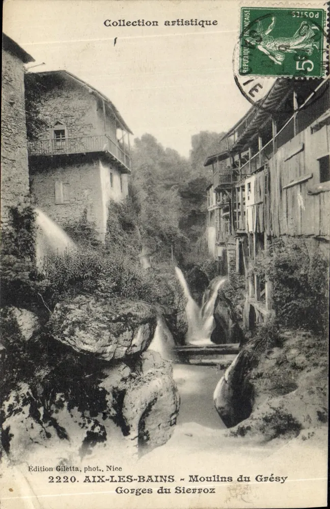 Gorges du Sierroz - Moulin du Grésy — Giletta Edition, photo, Nice, Nr. 2220 - Vorderseite