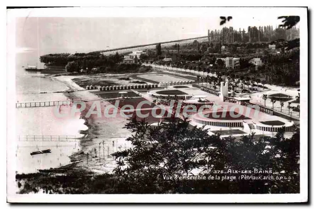 Aix-les-Bains — Vista geral da praia — Pétriaux, arq. D.P.L.G. n°375 - Frente