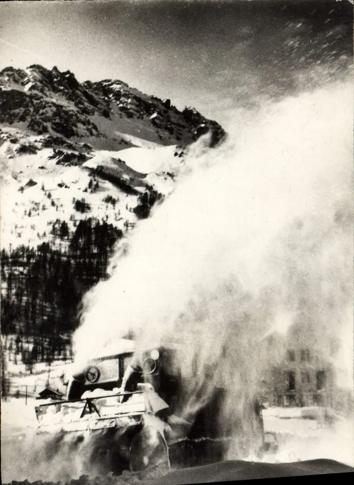 Der Schneepflug in Val d'Isère — Edition F. Bonhoure (S.O.) - Vorderseite
