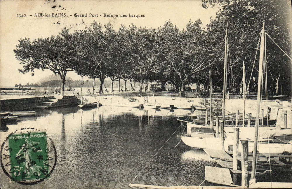 AIX-LES-BAINS - Grand Port - Refuge des barques - Vorderseite