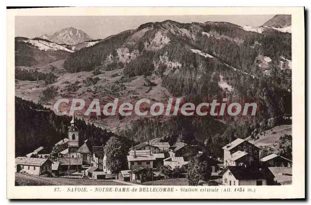 Notre-Dame-de-Bellecombe — Sommerstation — C. Petex, Flume (Savoie) - Vorderseite