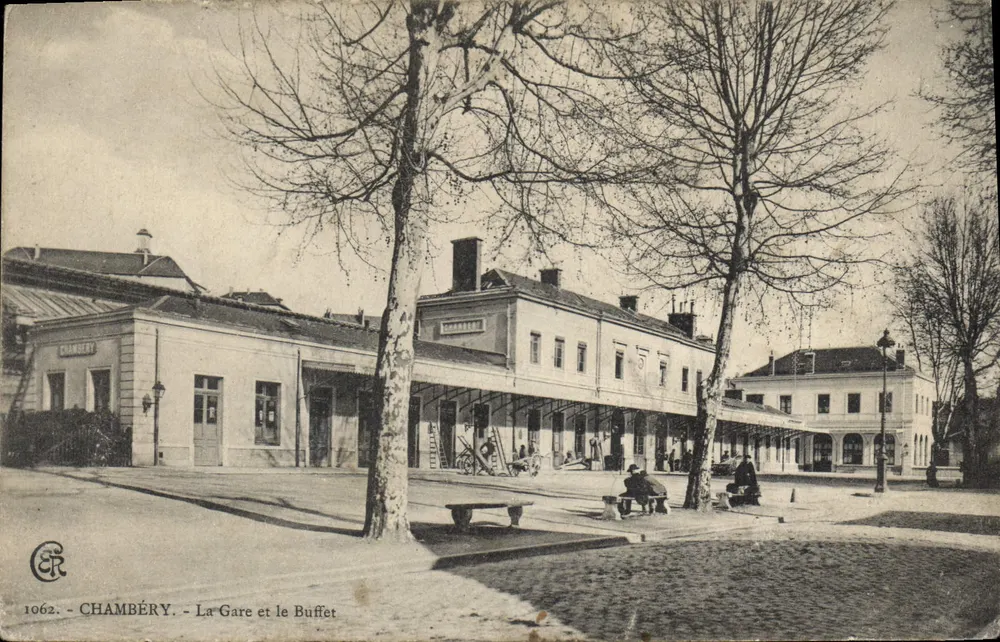 Chambéry - A Estação e o Buffet — Editor CER, n° 1062 - Frente