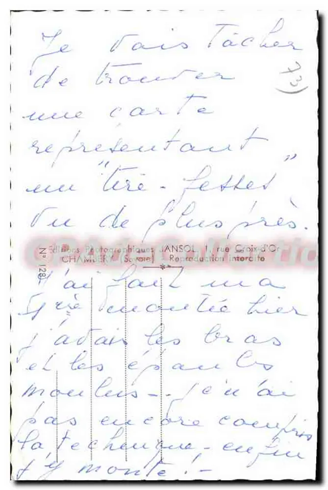 मोरियोंड ल'एनसोलेइली — सामान्य दृश्य — फोटोग्राफिक एडिशन्स जैन्सोल, संख्या 128 - पीछे