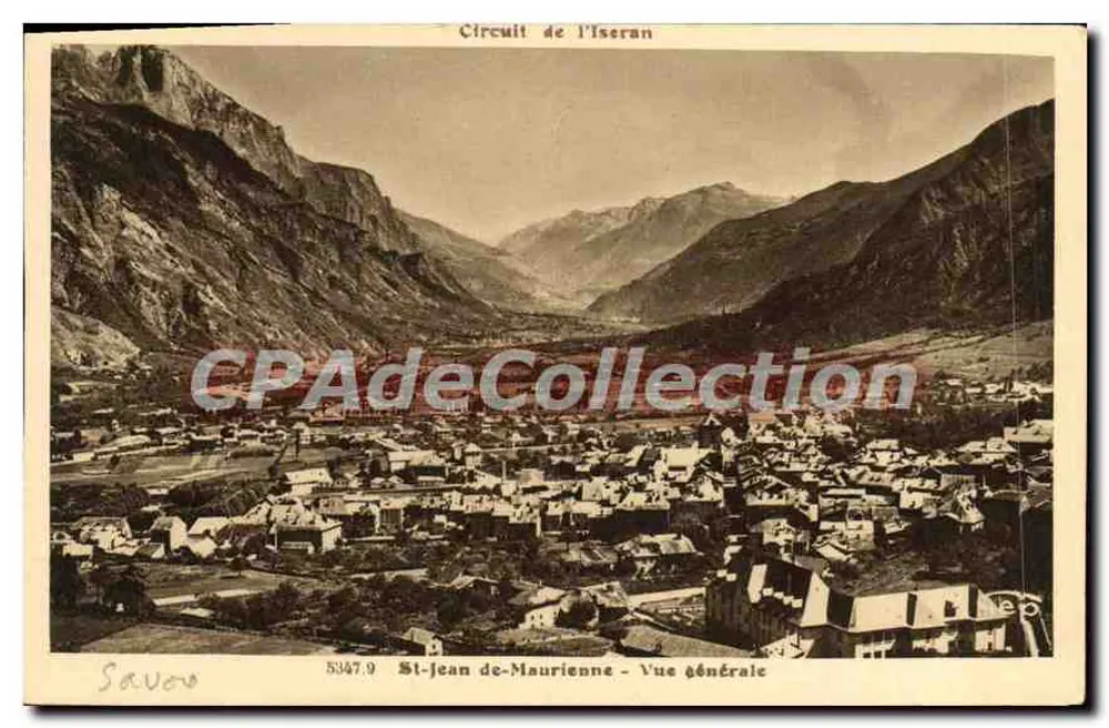 St-Jean-de-Maurienne — Vista geral — Circuito do Iseran - Frente
