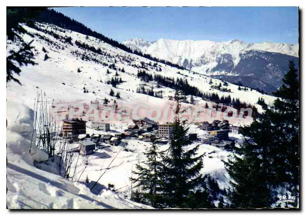 Courchevel — Vista panorâmica da estação e das pistas — PROCÉDÉ MEXICHROME - Frente