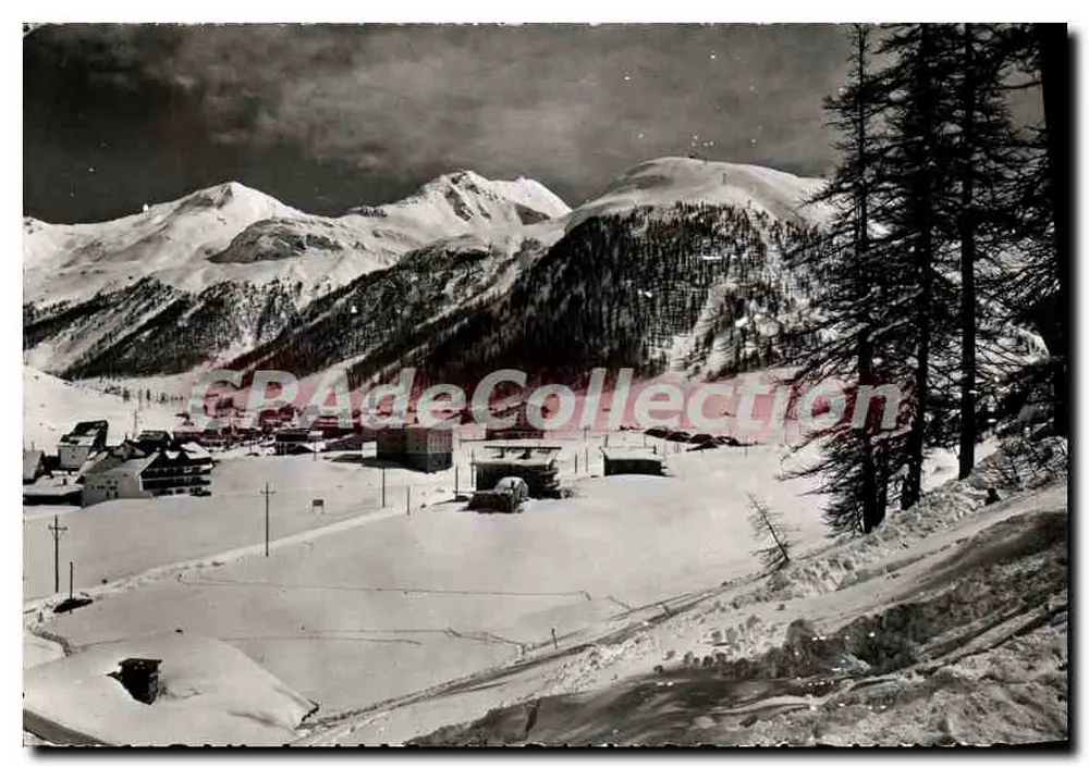 Val d'Isère (Savoie) — schneesicherer Skiregion — Vintage Postcard/Antike Ansichtskarte - Vorderseite