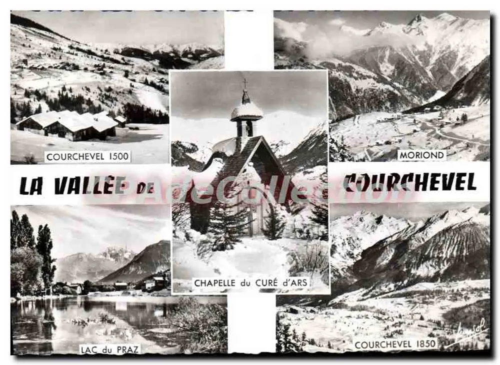 A Vale de Courchevel — vista panorâmica com capela do Curé d'Ars — Edições Photomaré - Frente