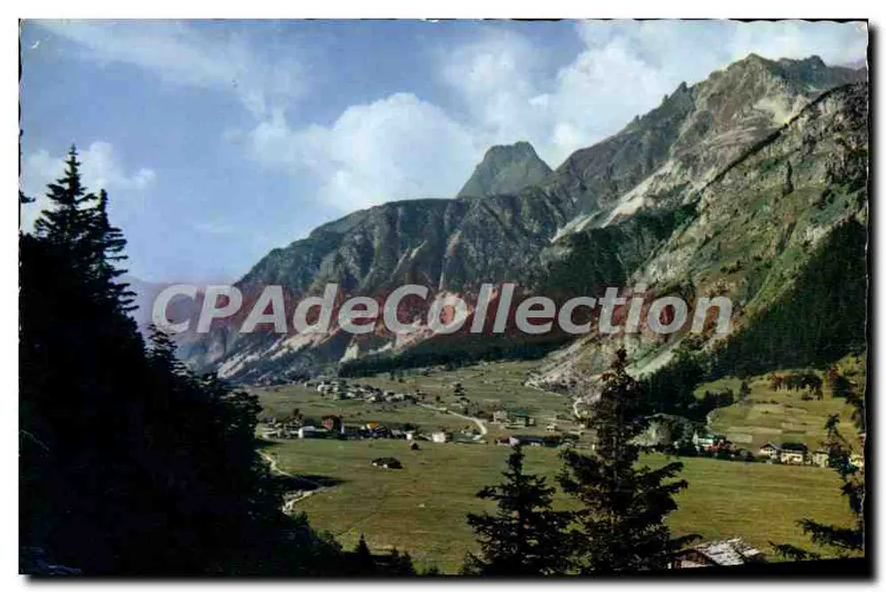 Pralognan-la-Vanoise — Allgemeine Ansicht und die Hänge von Bochor — Lumicab - Vorderseite