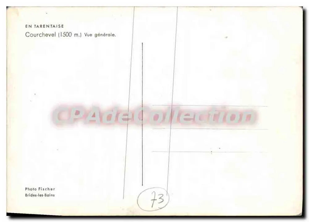Courchevel — algemeen uitzicht — Foto Fischer, Brides-les-Bains - Achterkant