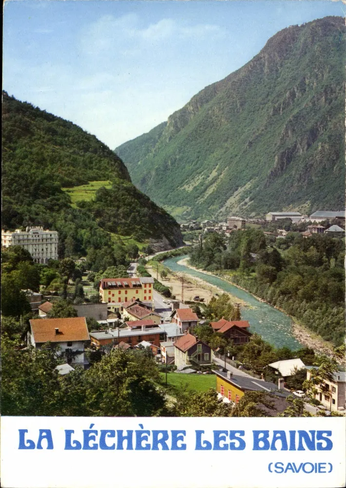 La Léchère-les-Bains (Savoie) — vista geral — Comber Impressor da Casa - Frente