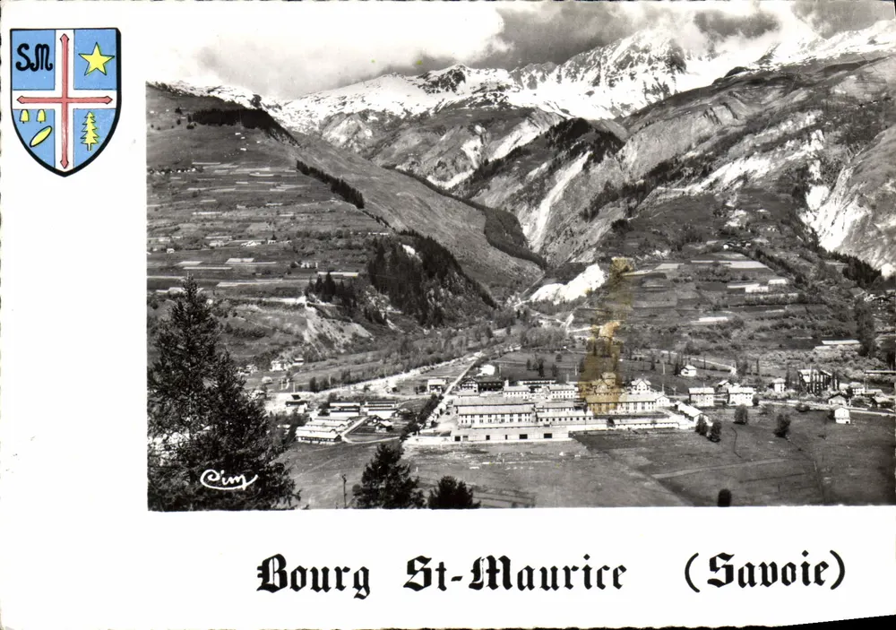 Bourg St-Maurice (Savoie) — vista panorâmica — editor CIM, n°23 - Frente