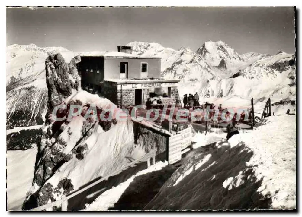 Der Panoramische — Oberstation der Seilbahn Saulire — Verlag: Cie des Arts Photomécaniques, Paris - Vorderseite