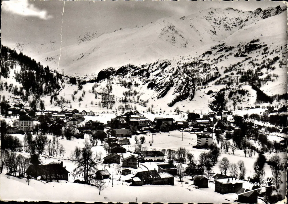 Valloire-Galibier (Savoie) — Allgemeiner Blick und Felsen Saint-Pierre — Fotografische Editionen CHAMBERY - Vorderseite