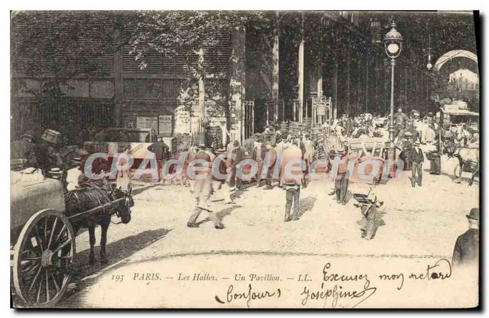 Parijs — De Halles — Een Paviljoen — LL - Voorkant