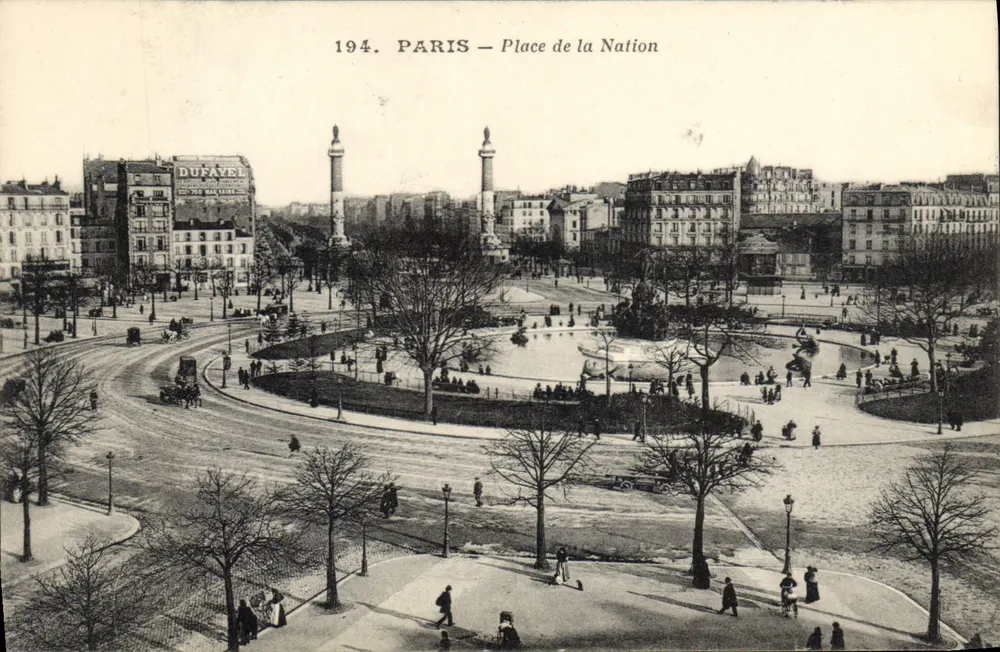 Paris — Place de la Nation — Dufayel, editor n°194 - Frente