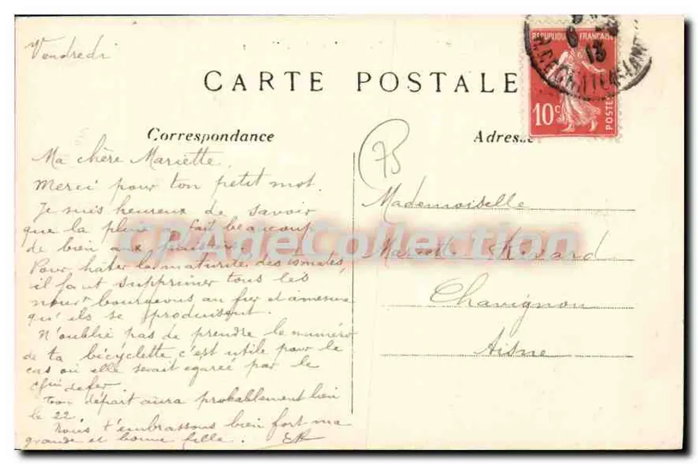 Paris — Place de la Nation — Dufayel, editor n°194 - Verso
