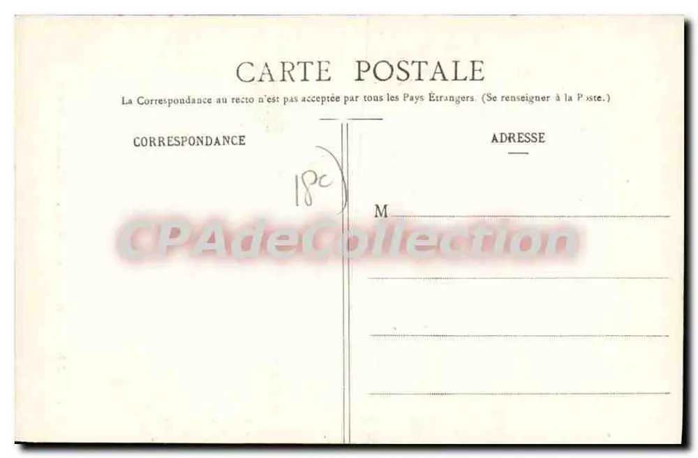 Paris - Rue St-Vincent, Velhas Casas — J.H. n°248 - Verso