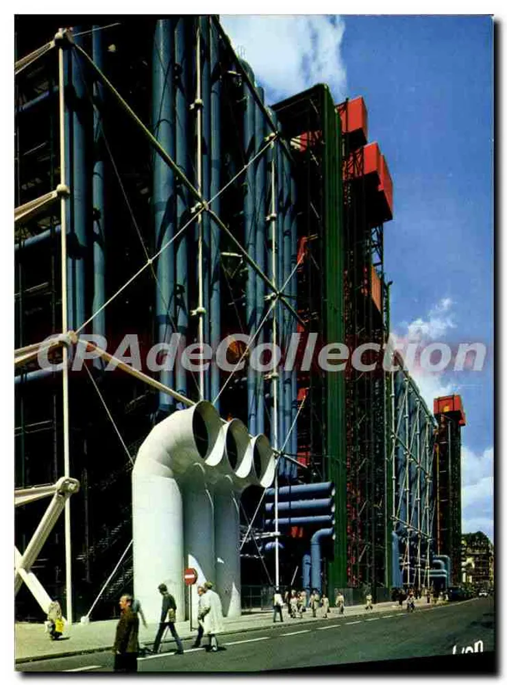 Centre Pompidou — Paris — Verlag Couleurs et Lumière de France, Nr. 36 75 0337 - Vorderseite