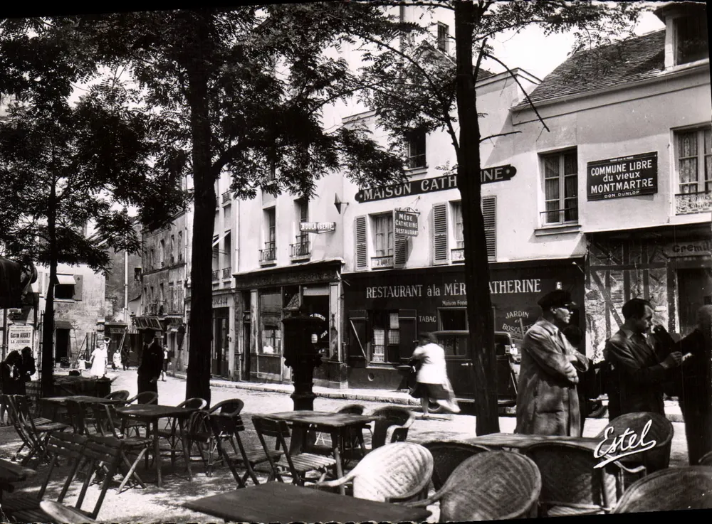Alt-Montmartre — Place du Tertre — Verlag Estel, n° 75018 - Vorderseite