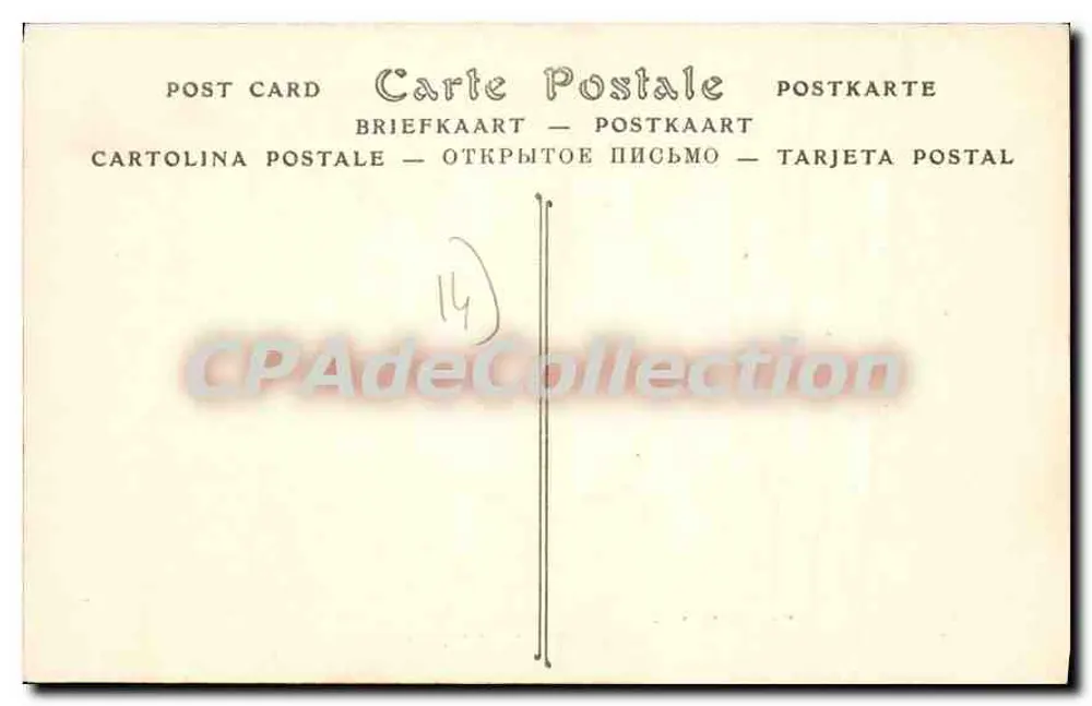 Pont-l'Évêque — La Place du Tribunal — Uitgave Barbier - Achterkant