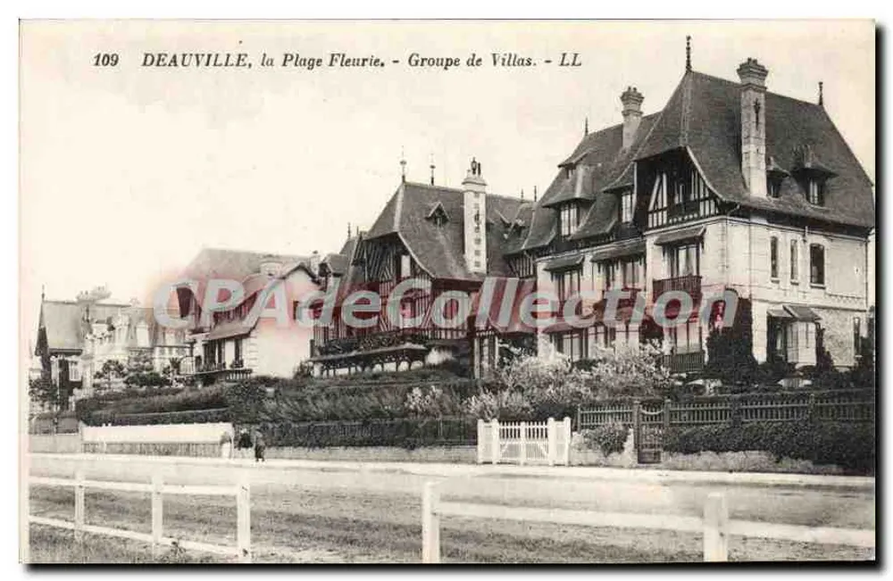 Deauville, die Blütenstrände — Gruppe von Villen — LL - Vorderseite
