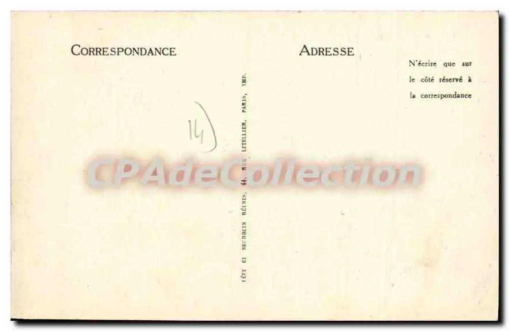 Deauville, die Blütenstrände — Gruppe von Villen — LL - Rückseite