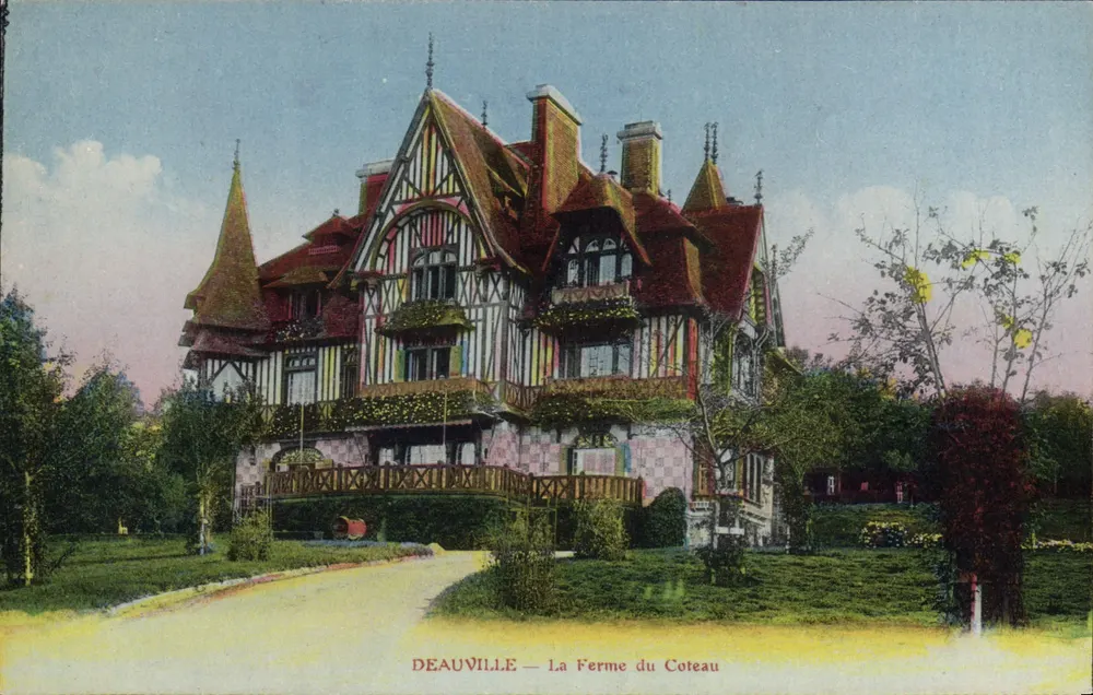 Deauville — La Ferme du Coteau — Éditeur A. Baby, Deauville - Recto