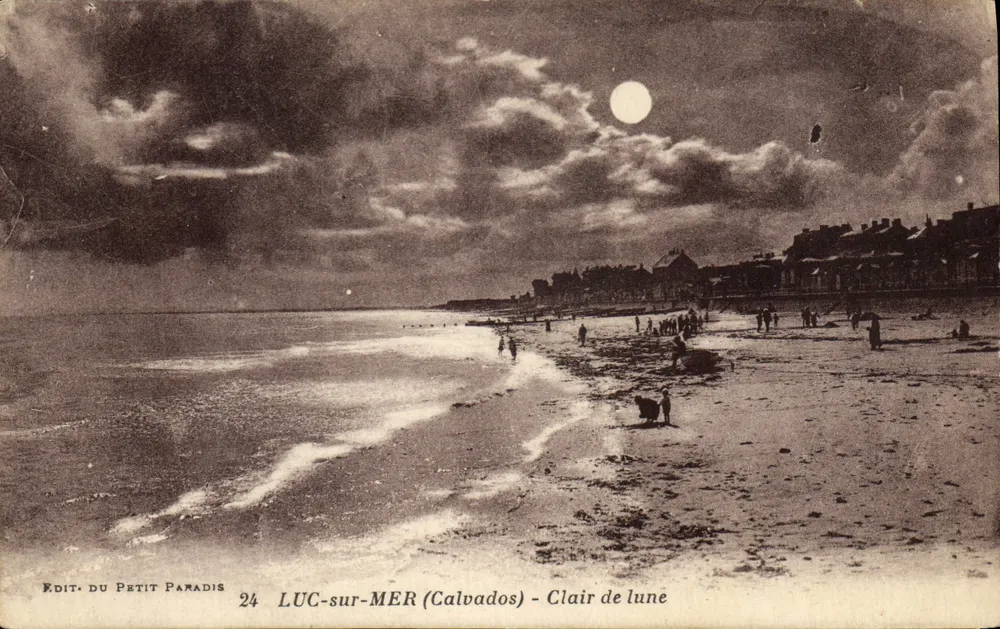 LUC-sur-MER (Calvados) — Maanlicht — Edit. du Petit Paradis n°24 - Voorkant