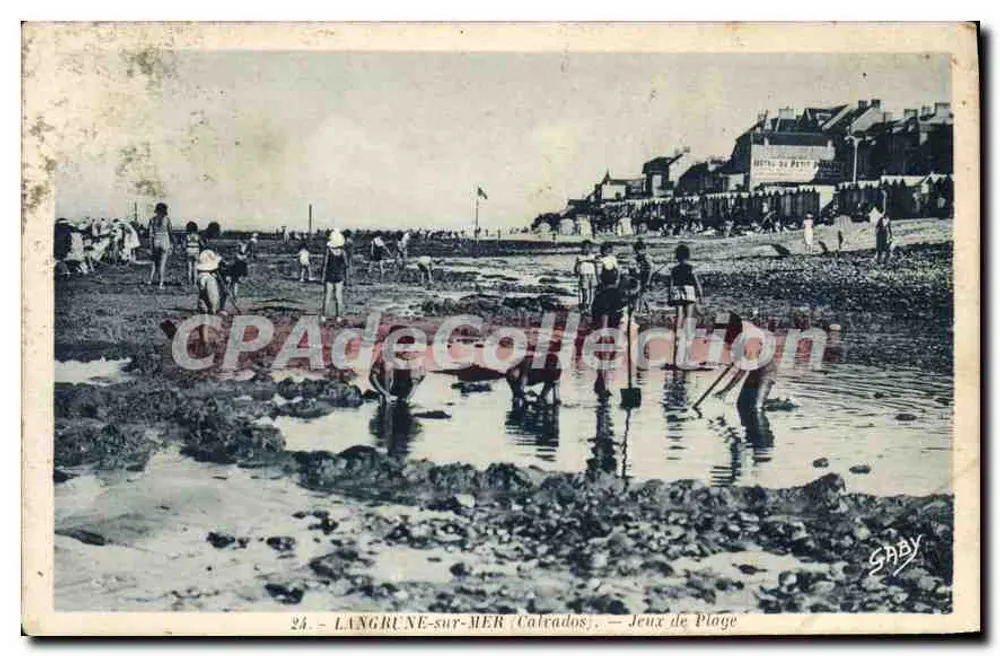 Langrune-sur-Mer (Calvados) — Strandspiele — Edition Gaby - Vorderseite